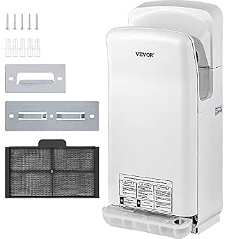 VEVOR Asciugamani Elettrico 2000W con Filtrazione HEPA
