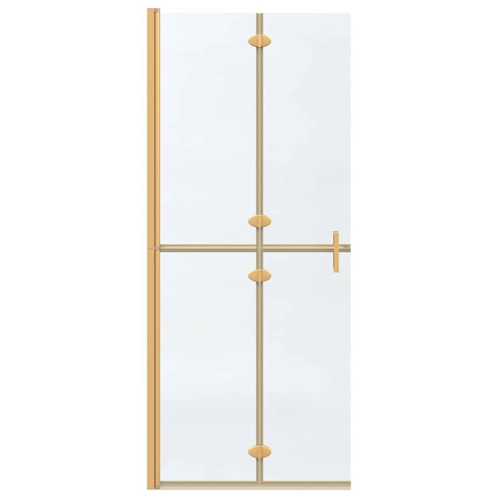 Składana ścianka prysznicowa z przezroczystego szkła ESG 80 x 190 cm, zajmuje mało miejsca, przezroczysta, składana kabina prysznicowa z aluminiową ramą do Twojej łazienki