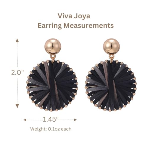 Boucles d'oreilles raphia bohème chic légères pour look été - 4