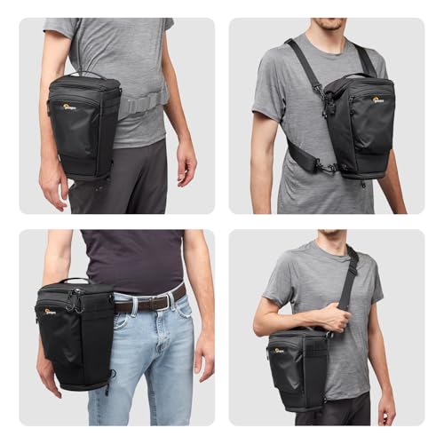 Lowepro ProTactic TLZ 75 Pro AW III torba na aparat fotograficzny Toploader do lustrzanek bezlusterkowych, obj. 6 l, wym. : 37 x 14 x 16 cm, do aparatów z założonym obiektywem, modułowa torba na