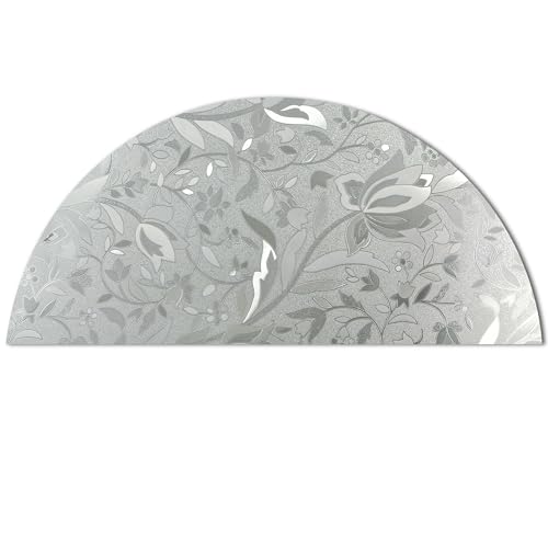 Autotech Park Precut Custom Arched Window Film, Floral Series 5 Design, up to 64 inches Diameter and...