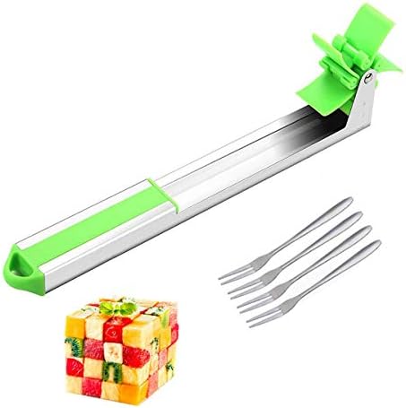 GIPTIME Watermelon Slicer Cutter Stainless Steel- One step cutter new Kitchen Gadgets Windmill Watermelon Cutter