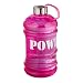 Bluefinity Botella de Agua Power para Deporte, Cantimplora XXL para Gimnasio, Libre de BPA y DEHP, 2 litros, Rosa, Adultos Unisex, 27 x 12,5 x 12,5 cm
