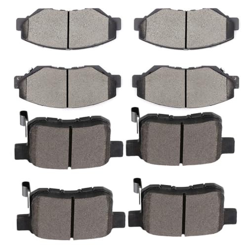 Image of SCITOO D914 D1451 Front Ceramic Rear Semi-Metal Brake Pad Sets Replacement For Honda For Accord 2013-2014