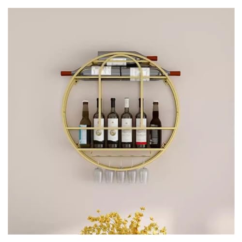 Soporte para botellas de vino metal dorado 60x60x11 cm miniatura 5