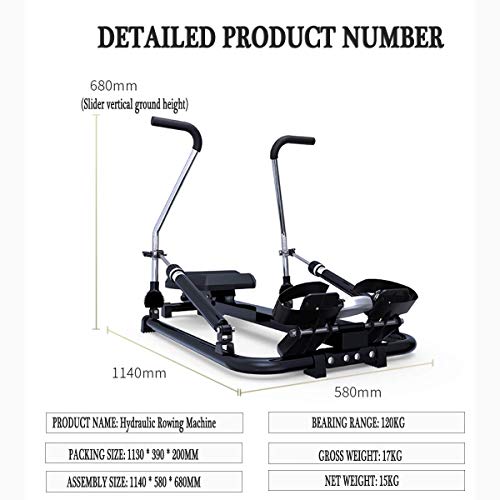 Image of Home Rowing Machine Foldable Silent,LCD Monitor and 6 Stage Resistance Adjustment Fitness Machine