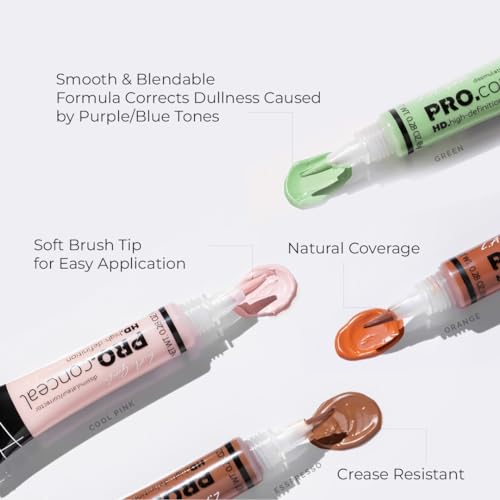 L.A GIRL Natural Pro Concealer Cream, Liquid - Green Corrector, Helps To Minimizes Fine Lines, Lightweight, Ultra Blendable Liquid Conceal, Longwearing (Vegan & Cruelty-)8g - Image 2