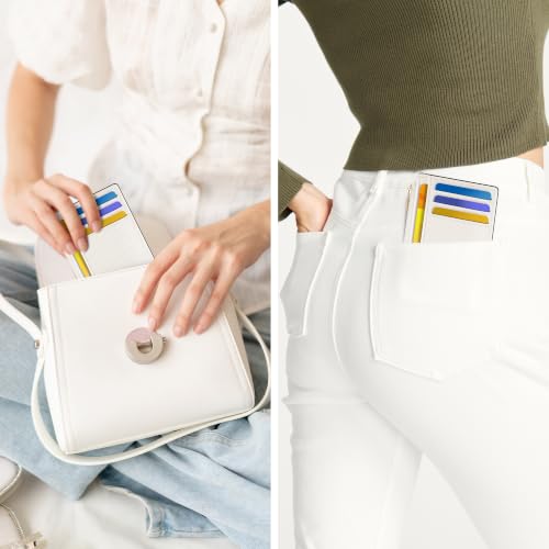 Image of Tipmile Mens RFID Wallet, Small Slim Business Credit Card Holder, Mens Gift | Mini Tiny Cute ID Case, Minimalist Zipper Pocket Wallet, Thin Coin Purse, Fathers Gift