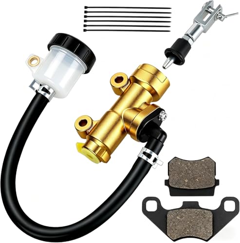 CILOYU KT196 Go Kart Brake Master Cylinder with Brake Caliper