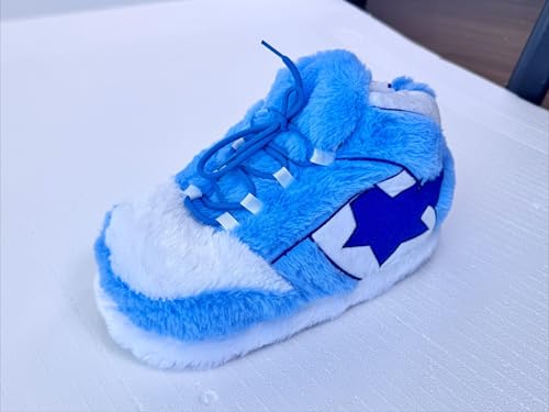 CUTEGAL Sneaker Slippers Star Fluffy Shoes Memory Foam One Size Indoor Comfy and Trendy for Men Unisex Home Pantuflas4