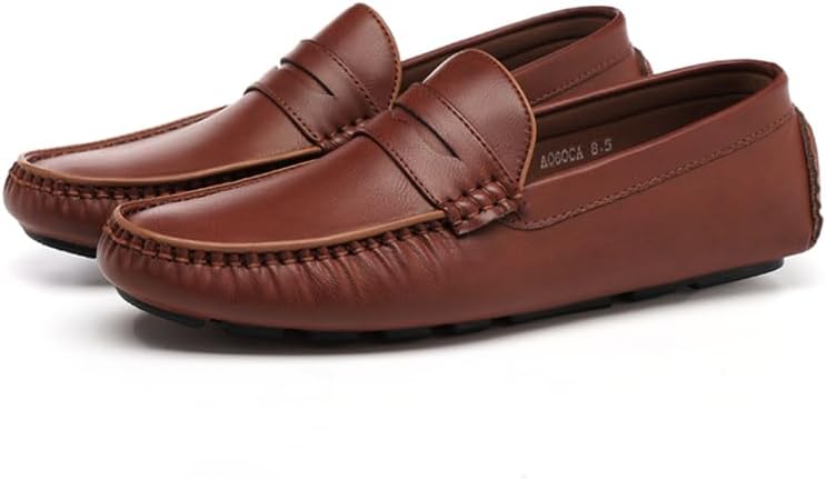 DECARSDZ Men's Lightweight Casual Penny Loafers Soft for Driving Slip on Shoes for Men - Image 5