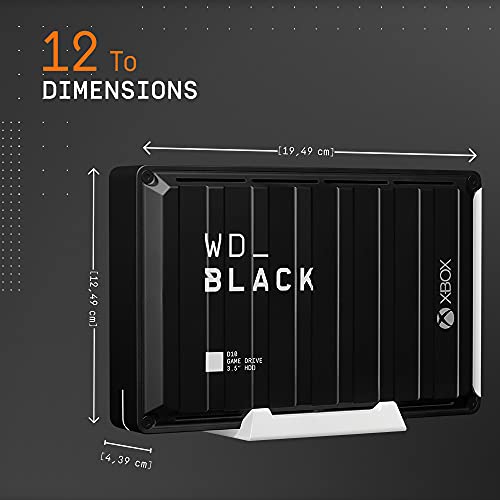 Disque dur externe 12 To WD_BLACK D10 pour stocker vos jeux - 2