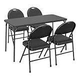 [Pieds robustes et durables] Cette table est dotée de pieds en métal renforcé, suffisamment solides pour résister à un usage quotidien intensif. Renforcés pour durer, ils supportent jusqu’à 160 kg de charge uniformément répartie. Le plateau en vinyle résiste aux rayures et aux taches : même en cas de salissures, d’éraflures ou d’usure normale, son aspect lisse reste intact, garantissant une utilisation fiable pendant des années.
