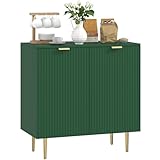 INFORMATIONS DU BUFFET VERT OLIVE : Dimensions totales : 80l x 40P x 80H cm ; - Charge max. recommandée : 59 kg (total), 22,7 kg (plan de travail), 13,6 kg (étagère réglable) ; - Montage nécessaire