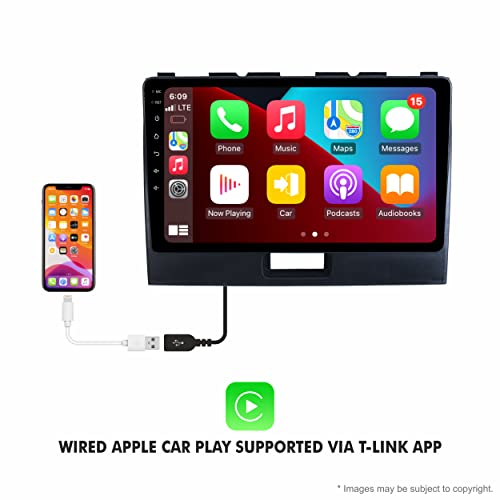 Image of 9 Inches Advanced Car Radio Receiver Android 10 System for Maruti Suzuki Old Wagon R (2011-18) with 2GB /16GB RAM & ROM with Apple Carplay and Android Auto