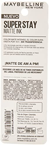 La mejor comparación de Labial superstay matte ink de esta semana. 18 Imagen adicional