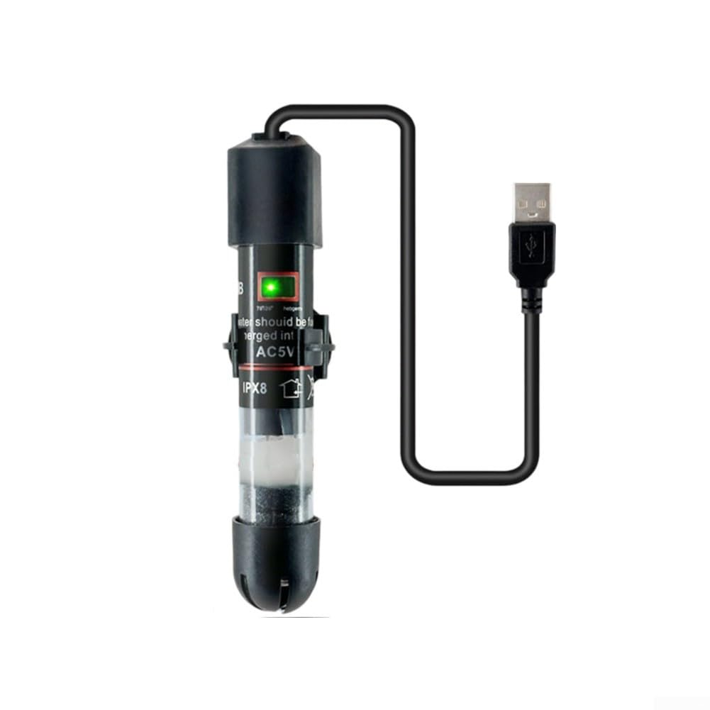 Innovative Quartz Glass Heater Designed for Small Aquariums, No Manual Adjustment Needed