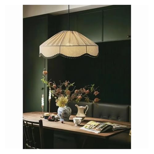 Lustre en tissu rétro français fait main pour une élégance intemporelle