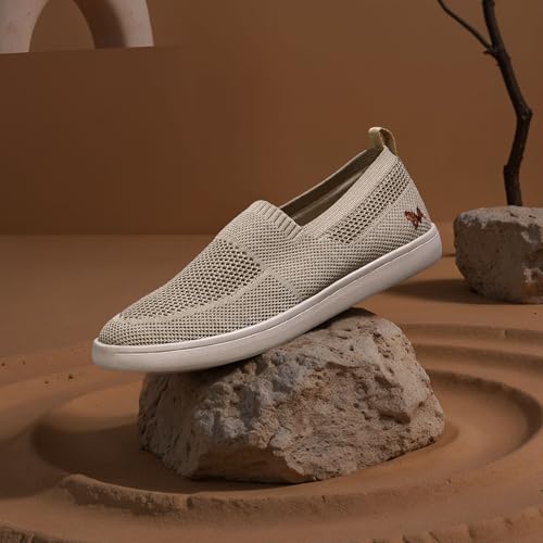 Image of Neeman's Casual Ease Slip On for Men | Breathable Knit Upper, Cushioned EVA Sole | Lightweight, Flexible Shoes for Everyday Comfort