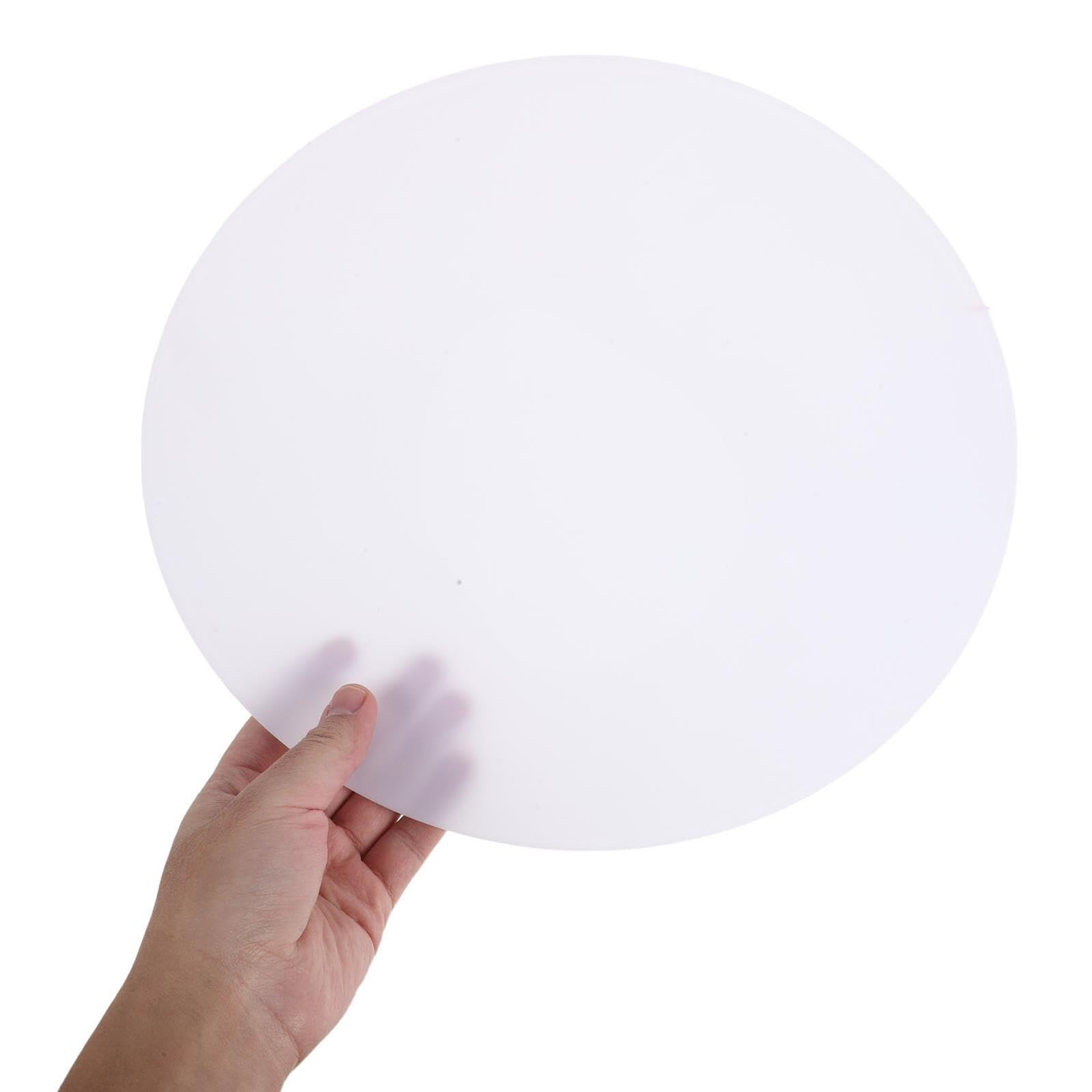 Disco Diffusore Luce Rotondo Acrilico 34,5 CM Spessore 1 MM per Lampada Sospensione e Paralume Tamburo, Diffusore Anti-Abbagliamento per Lampade da Tavolo e Illuminazione Casa