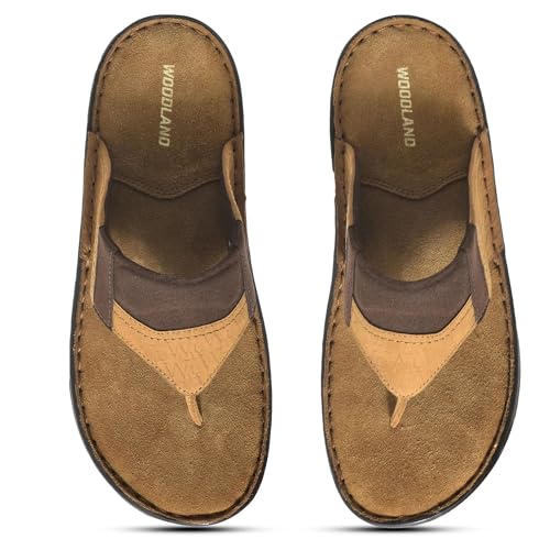 Image of Woodland Men's Leather Slippers