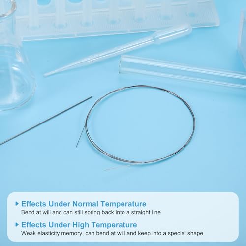Fil en nitinol à mémoire de forme 70° haute résilience pour bricolage