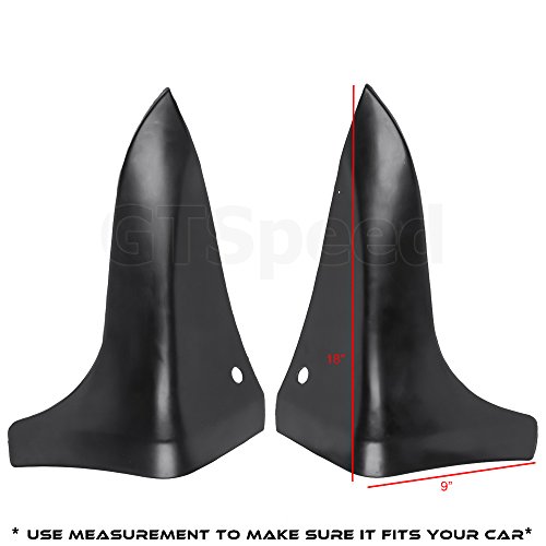 GT-Speed Compatible/Replacement for Rear Bumper Lip, JDM Style PU Rear Lip Mud Splash Guards, Fits 2003 2004 2005 2006 2007 2008 2009 Nissan 350Z Z33 Fairlady Z