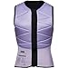 Mystic Watersports - Surf Kitesurf & Windsurfing Womens Ruby Front Zip Impact Vest Top - Black