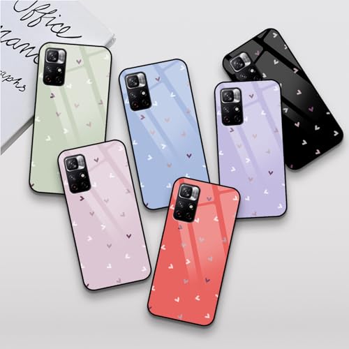 Image of COLORflow Back Cover Compatible with Redmi Note 11 5G / 11S 5G | Family of Hearts Color Customized | Shockproof TPU Bumper with Camera Protection Back Cover Compatible with Redmi Note 11 5G / 11S 5G