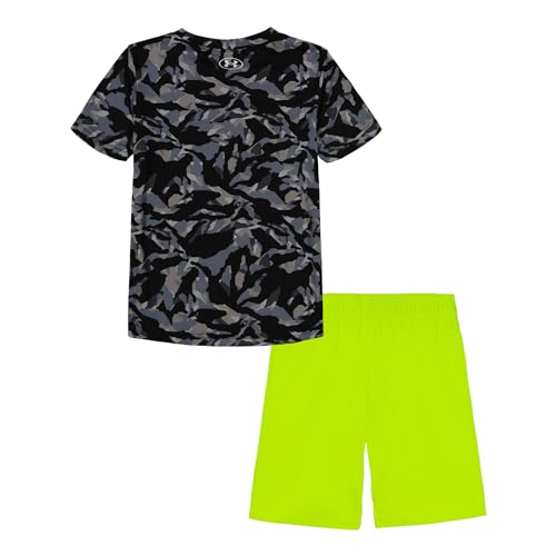 Image of Under Armour Boys 2-piece Short Sleeve Graphic T-Shirt and Shorts Set, Lightweight & Breathable