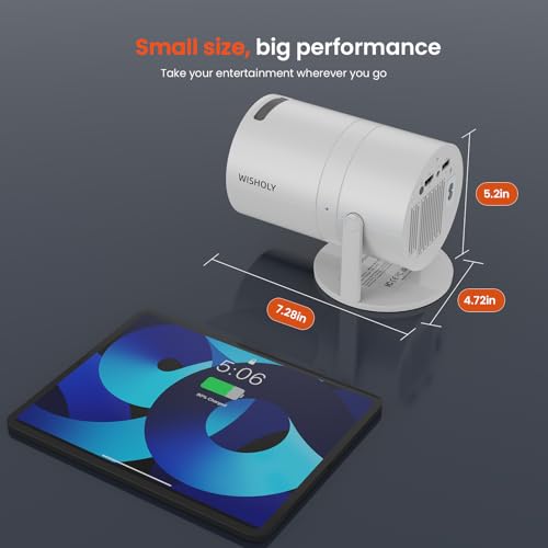 WISHOLY Mini Projector with WiFi and Bluetooth X3 の商品画像 8