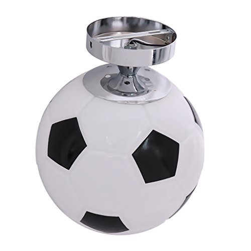 Preisvergleich Produktbild perfk E27 Deckenleuchte in Fußball-, Ø 20cm