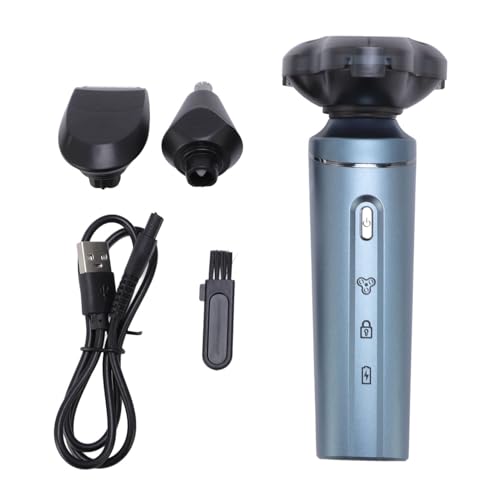 Beard Trimmer for Men, 3 in 1 Electric Beard Trimmer Kit, Reciprocating 3 Head Beard Clipper, Rechargeable Cordless Beard Trimmer Shavers for Men Grooming Kit