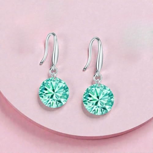 Image of Nilu's Collection Enchanting Light Weight Cubic Zircon Crystal Drop Earrings for Women and Girls, for Daily Use, Office Use