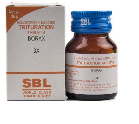 SBL Borax 3X (25g)… By Natural & Herbal