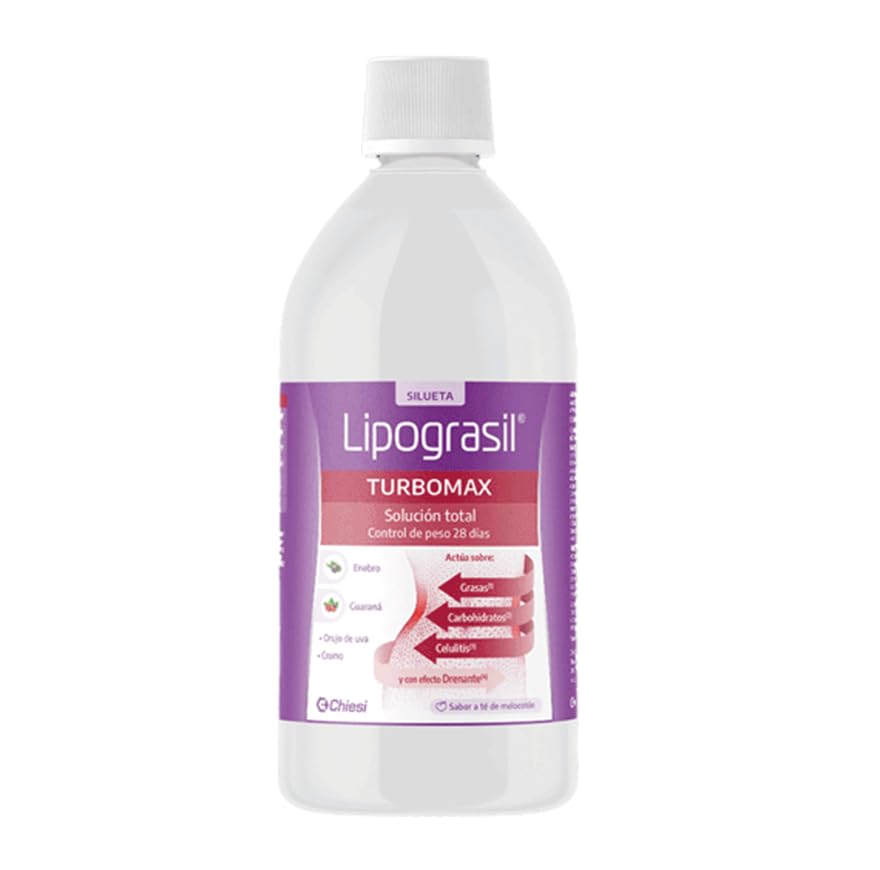 Lipograsil Turbomax [Solucion Total] [Plan completo para combatir la celulitis y controlar tu peso] 500 ml