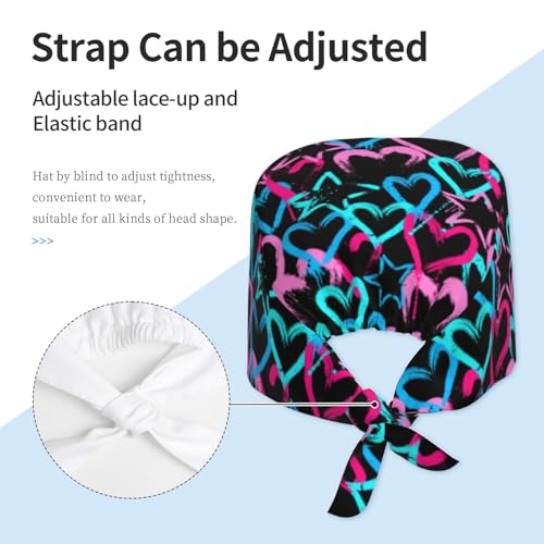 Image of Unisex Adjustable Surgical Sweatband - Elastic Bandage Cap - Scrub Caps for Nurse Working Cap