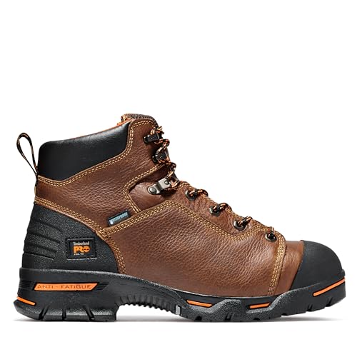 Image of Timberland PRO Men's Endurance 6 Inch Steel Safety Toe Puncture Resistant Waterproof Industrial Work Boot