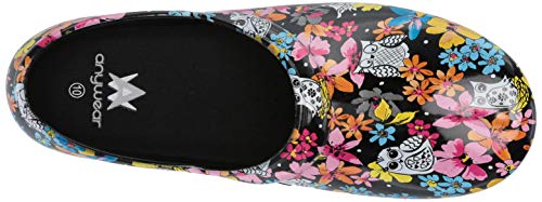 Image of Anywear SR Angel Slip Resistant Work Shoes for Women - Fluid Resistant Nursing Clogs - All Day Comfort Gardening, Nurse Clogs & Chef Shoes - Fine Feathered Friends - 9 Women /7 Men