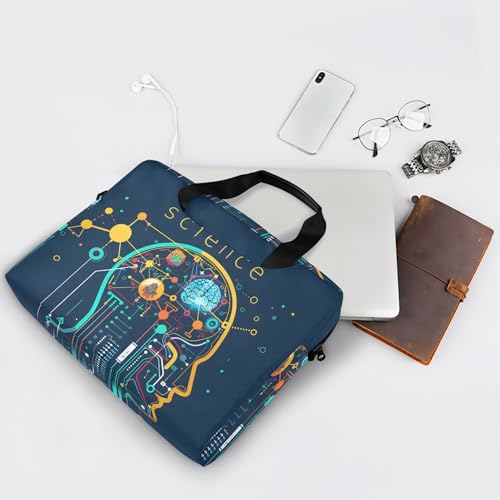 Maletín para Laptop ALAZA Science Brain 13-15.6 pulgadas miniatura 7