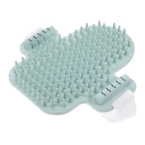 ifundom Funny Cat Wall Corner Cat Grooming Cats Massage Practical Cat Comb Fur Kitten Treatment Paw Shedding Brush Cat Corner Scratcher Cat Hair Comb Cat Scratching Board Rubber Green