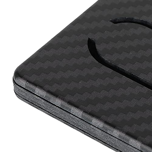 Imitation Carbon Fiber Card Holder, Portable Multifunctional Man Wallet, Minimalist Design for Travel and Outdoor Use, Securely Holds Credit Cards and ID Cards, Lightweight and Ea (XBD333)4