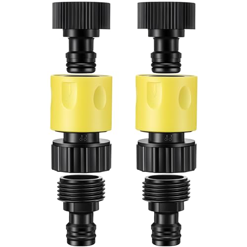 Ceoighe Pressure Washer Hose Adapter Kit Compatible with Karcher K1K5 & G220G4000 Series Quick Connect Garden Water Hose Adapter Fitting for Pressure Washers