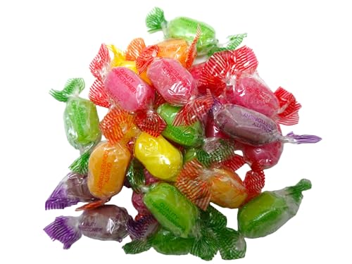 Krazy Kandi Sherbet Fruits 1kg Bulk Bag | Assorted Flavour Hard Boiled Sweets with Fizzy Sherbet Centre | Classic Retro British Candy | Party Sweets | Traditional Confectionery for Sharing & Gifting