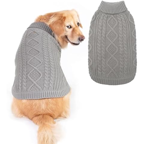 BINGPET Thermal Knitted Dog Sweater for All Sizes Cover