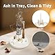 Luvan 5-IN-1Multifunktionaler Keramik-Räucherstäbchenhalter mit Ascheschale, Räuchergefäß für das Verbrennen von Salbei, Palo Santo, Räucherstäbchen und Räucherkegeln, für Yoga, Meditation, Zen