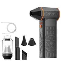 2026 Upgrade 5000W Snow Blower, Frostblazer 5000W Schneefräse, Elektrische Staubgebläse, Stufenloses Getriebe Turbo Fan, Druckluft-Staubwedel mit 4000mAh Akku für Auto, Auftauen, Trocknen, Reinigen