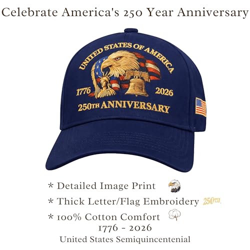 Image of USA Flag Hat American Flag Embroidered Patriotism On Display Comfortable Adjustable One Size Fits Most