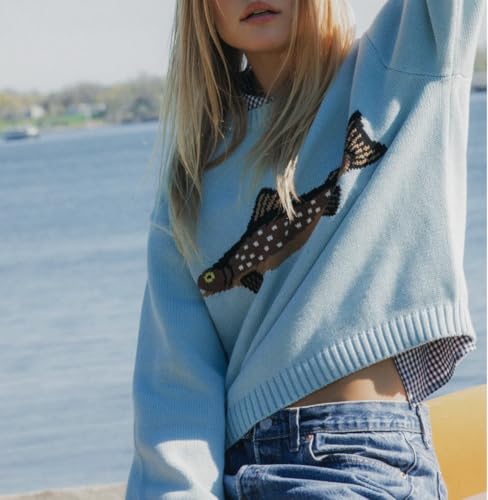 Women Y2k Graphic Sweaters Long Sleeve Crewneck Pullover Knit Tops Teen Girls Cute Vintage Aesthetic Fall Winter3