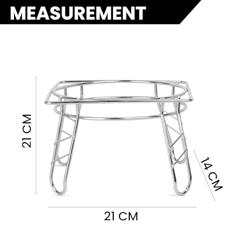Image of Zepdos Steel Round Surface Matka Stand for Kitchen, Water Dispenser Rack, Terracotta Water Pot Racks for Kitchen Storage, Countertop Stand, Matka Rack